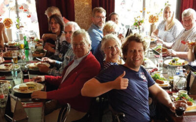 Met de eenakter ‘Mien eigen weg’ en fanclub naar Leeuwarden (2018)